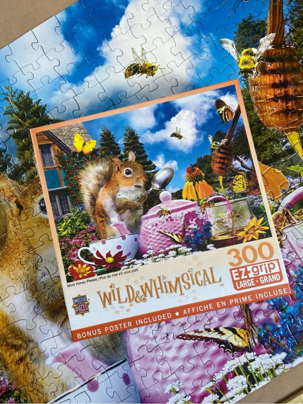 Wild & Whimsical 300-Piece EZ-Grip Puzzle 🎨 Karen Burke
